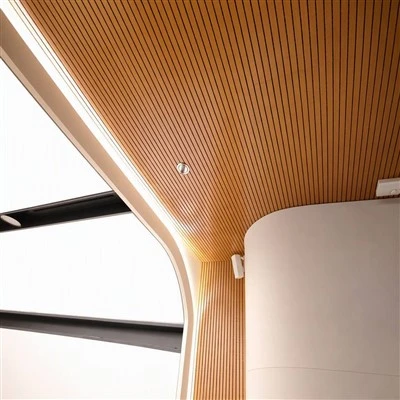 Panel Acwstig Grooved Pren